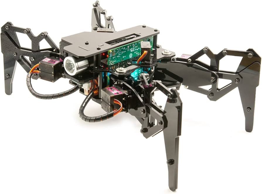 Hexapod spider robot with Raspberry Pi