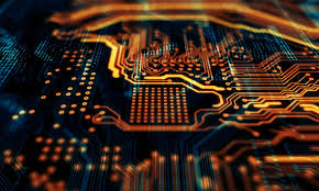 PCB circuit board close-up